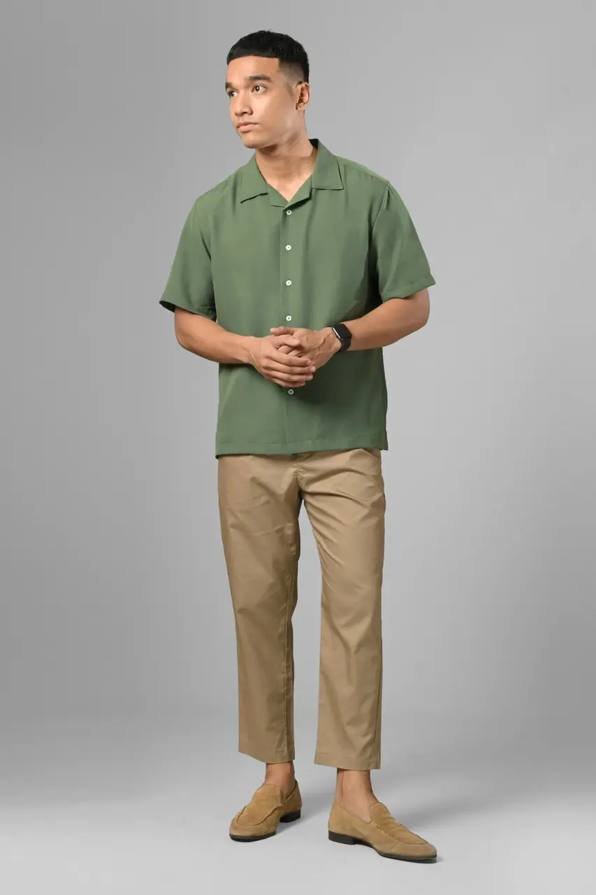 PSBH46-ULTIMATE CUBAN SHIRT RIFLE GREEN