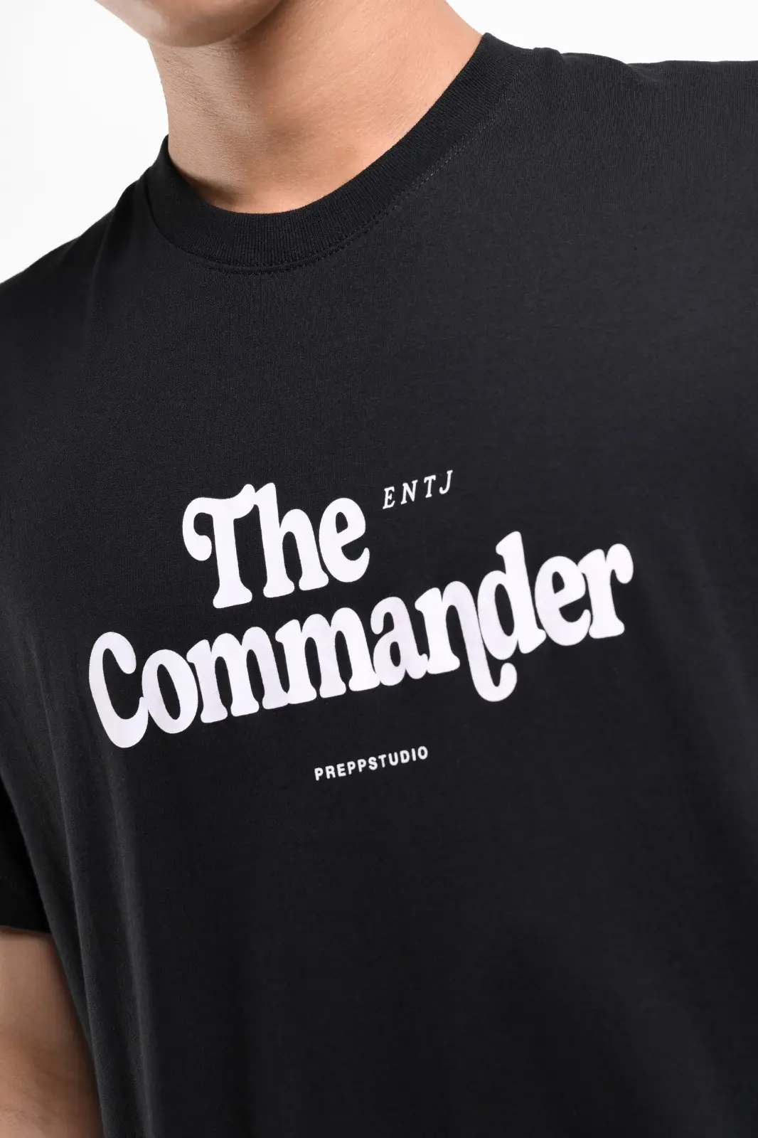 PTEM02-THE COMMANDER TEES BLACK