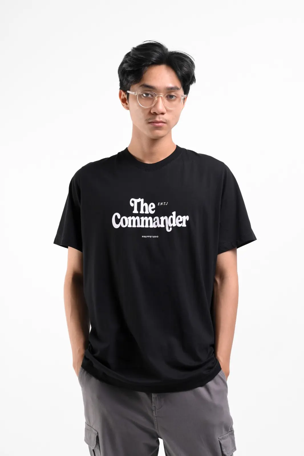 PTEM02-THE COMMANDER TEES BLACK