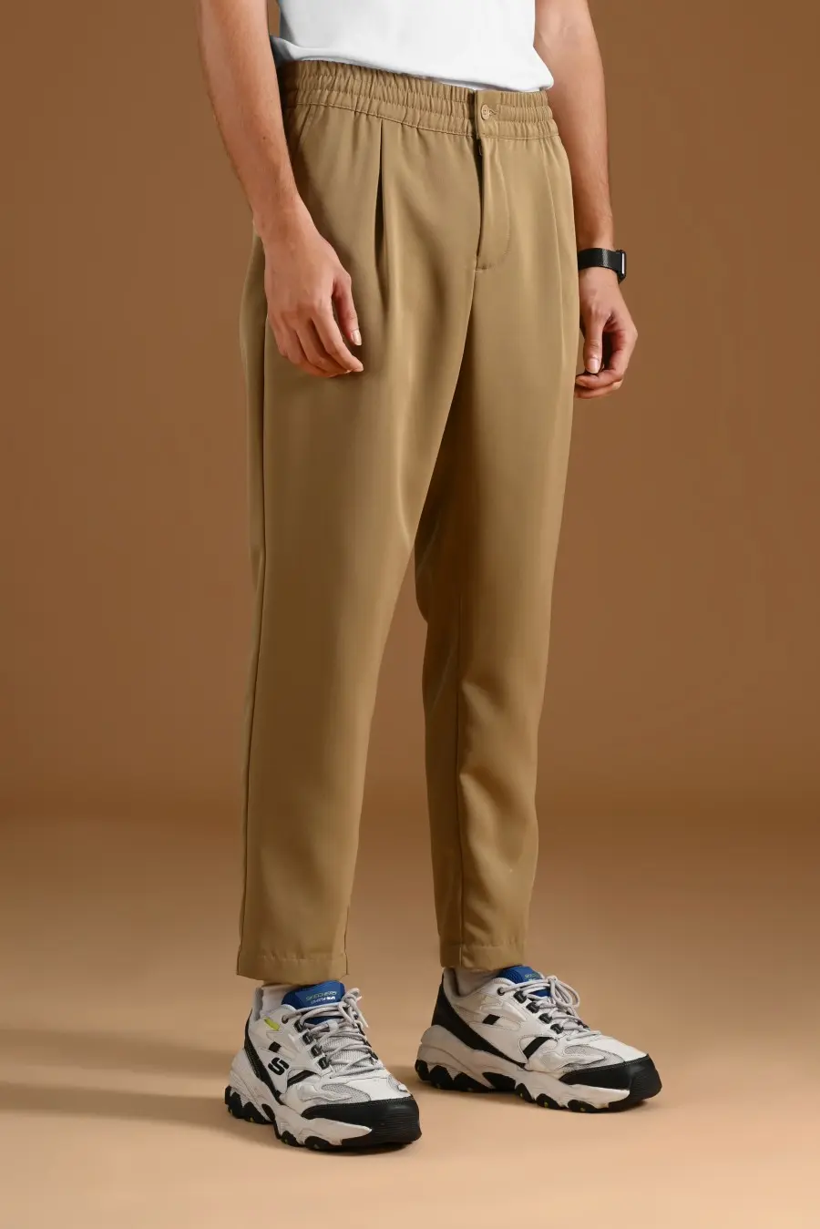 LECCE RELAXED FIT PANTS KHAKI