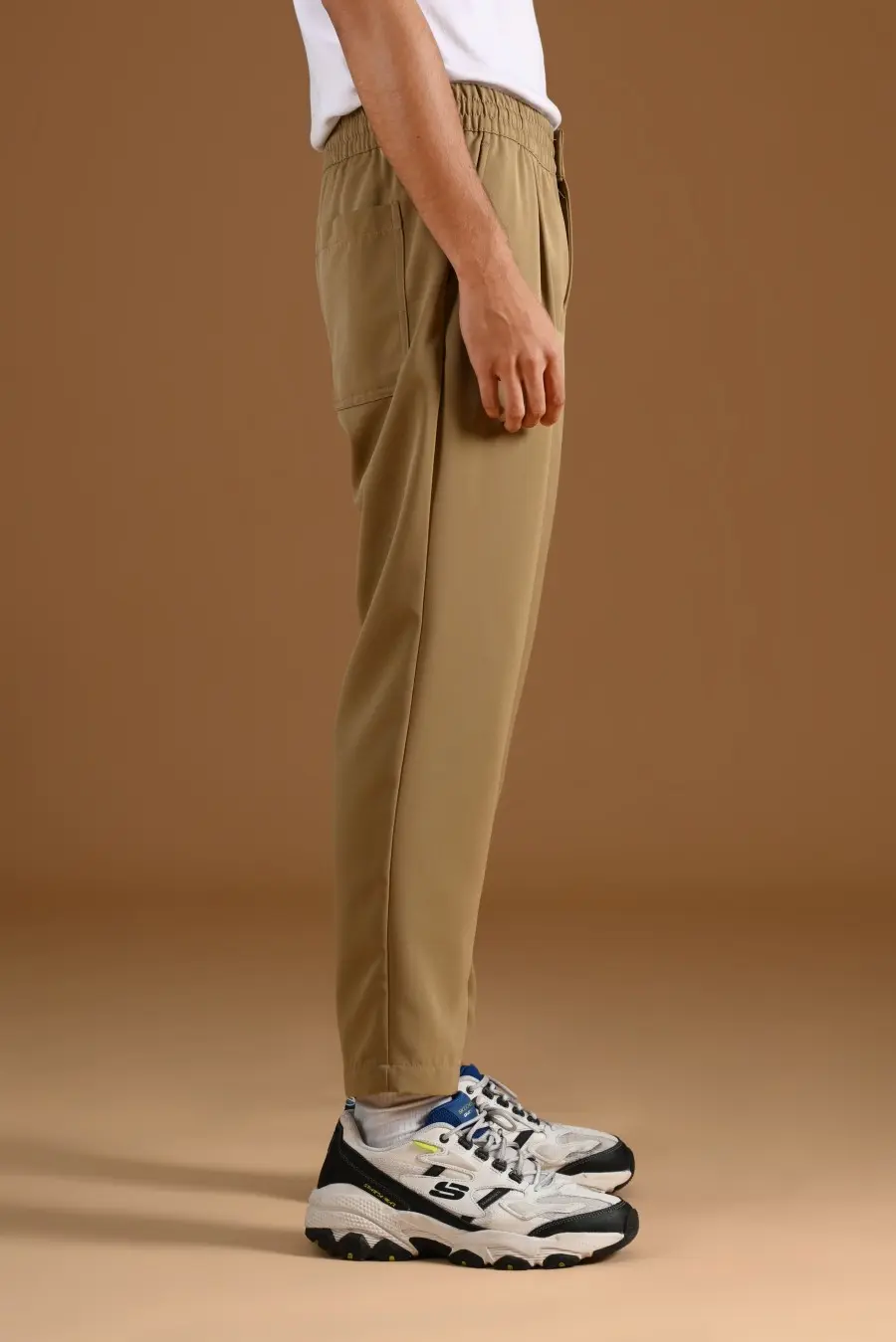 LECCE RELAXED FIT PANTS KHAKI