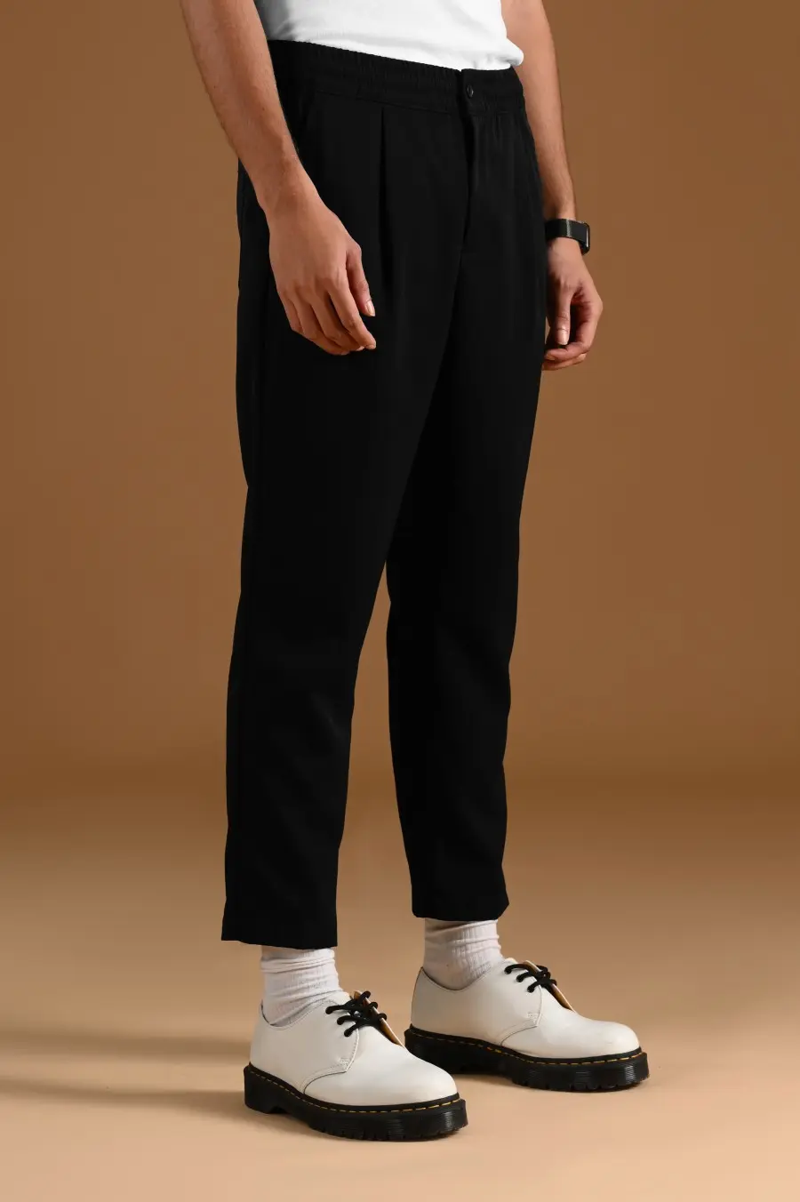 LECCE RELAXED FIT PANTS BLACK