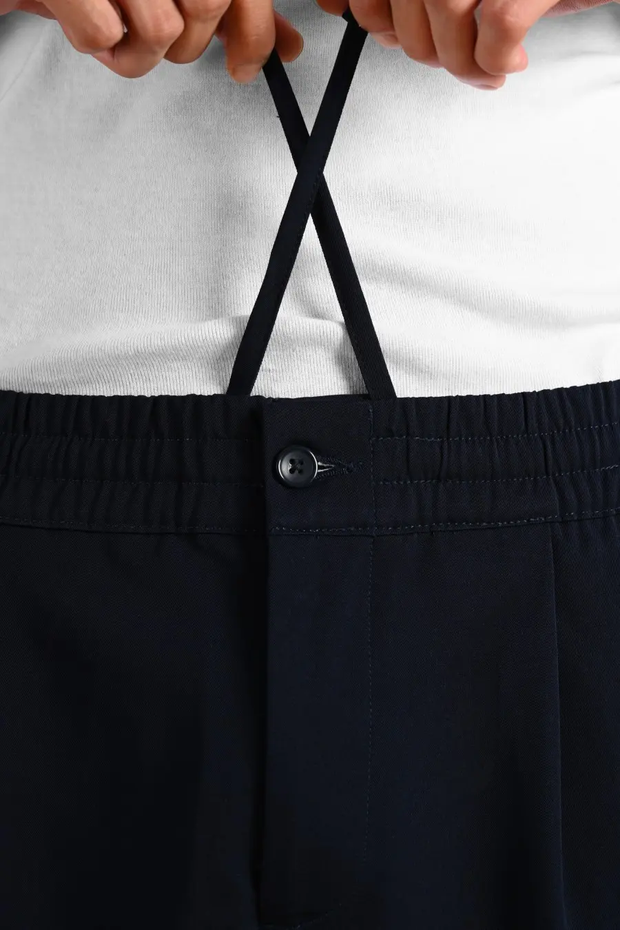 LECCE RELAXED FIT PANTS NAVY