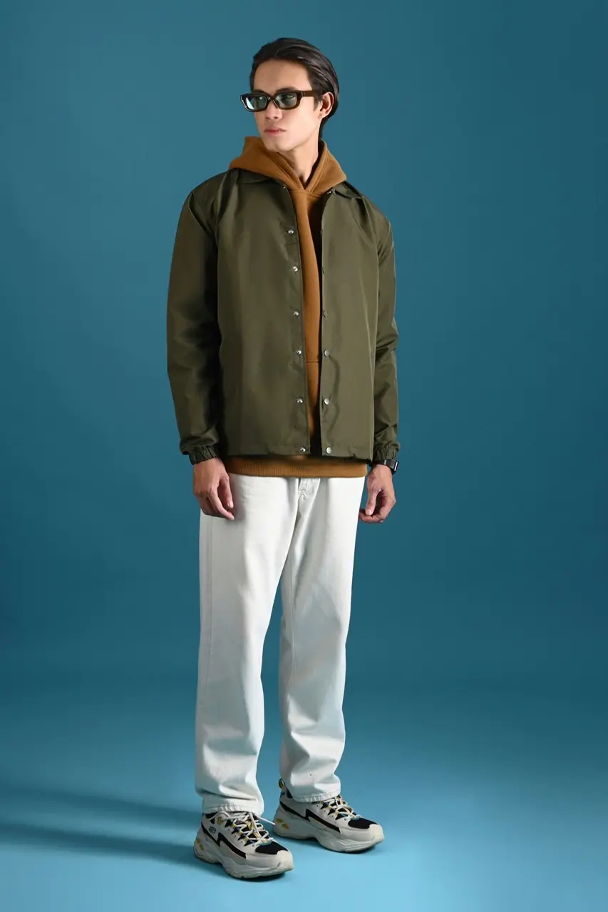POCP25-ULTIMATE COACH JACKET ARMY