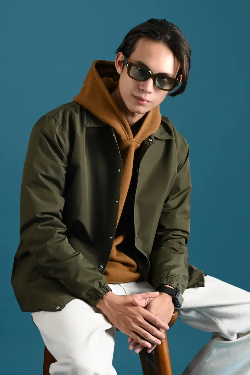 POCP25-ULTIMATE COACH JACKET ARMY