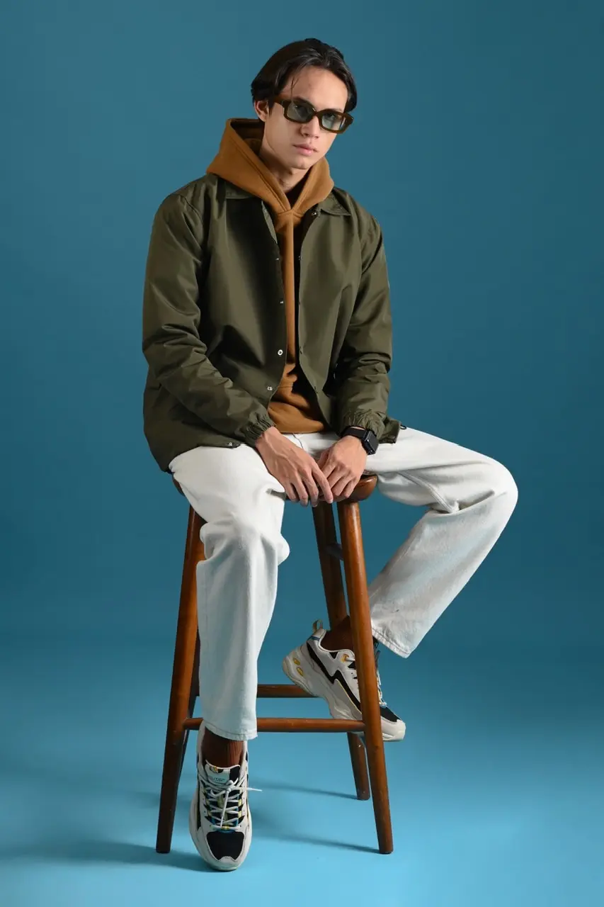 POCP25-ULTIMATE COACH JACKET ARMY