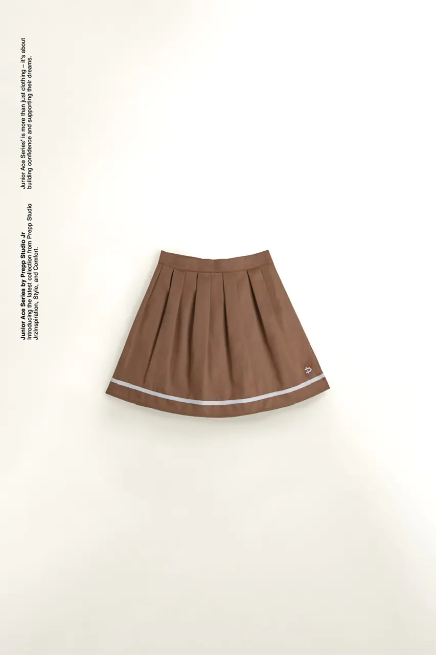 ACE TENNIS SKIRT WHITE CHOCO WHITE