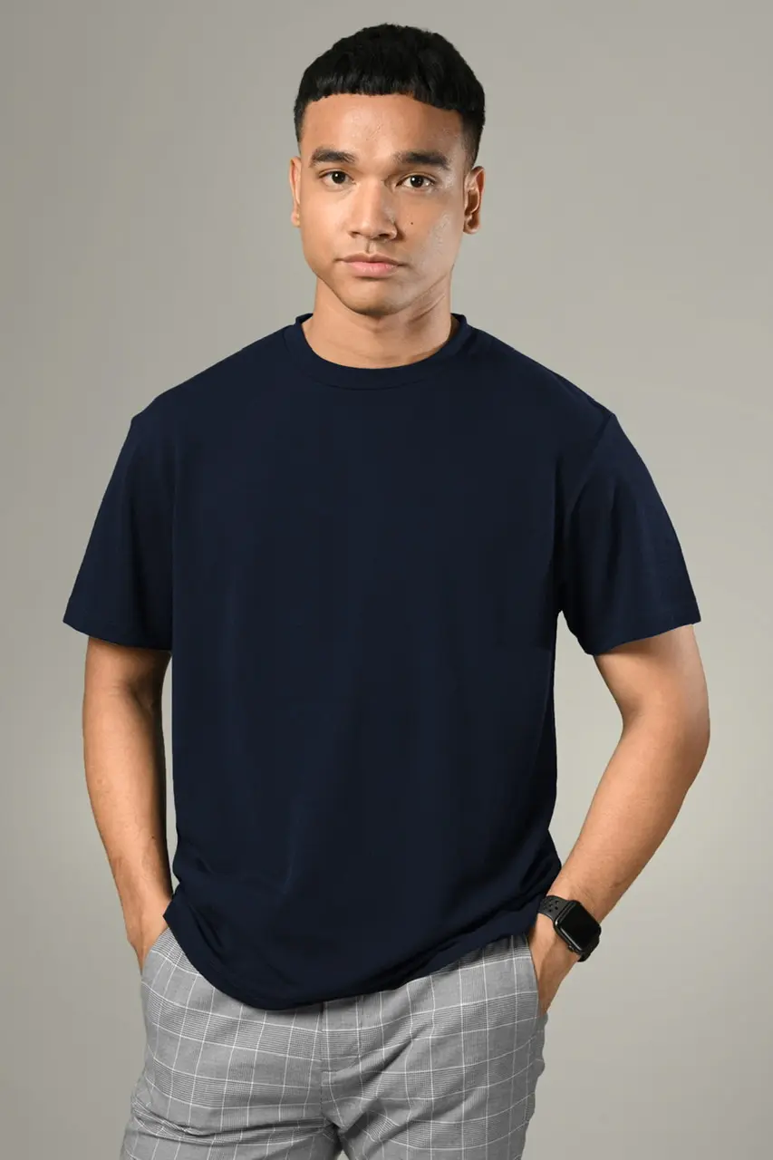 EAZYDRY BASIC TEES NAVY