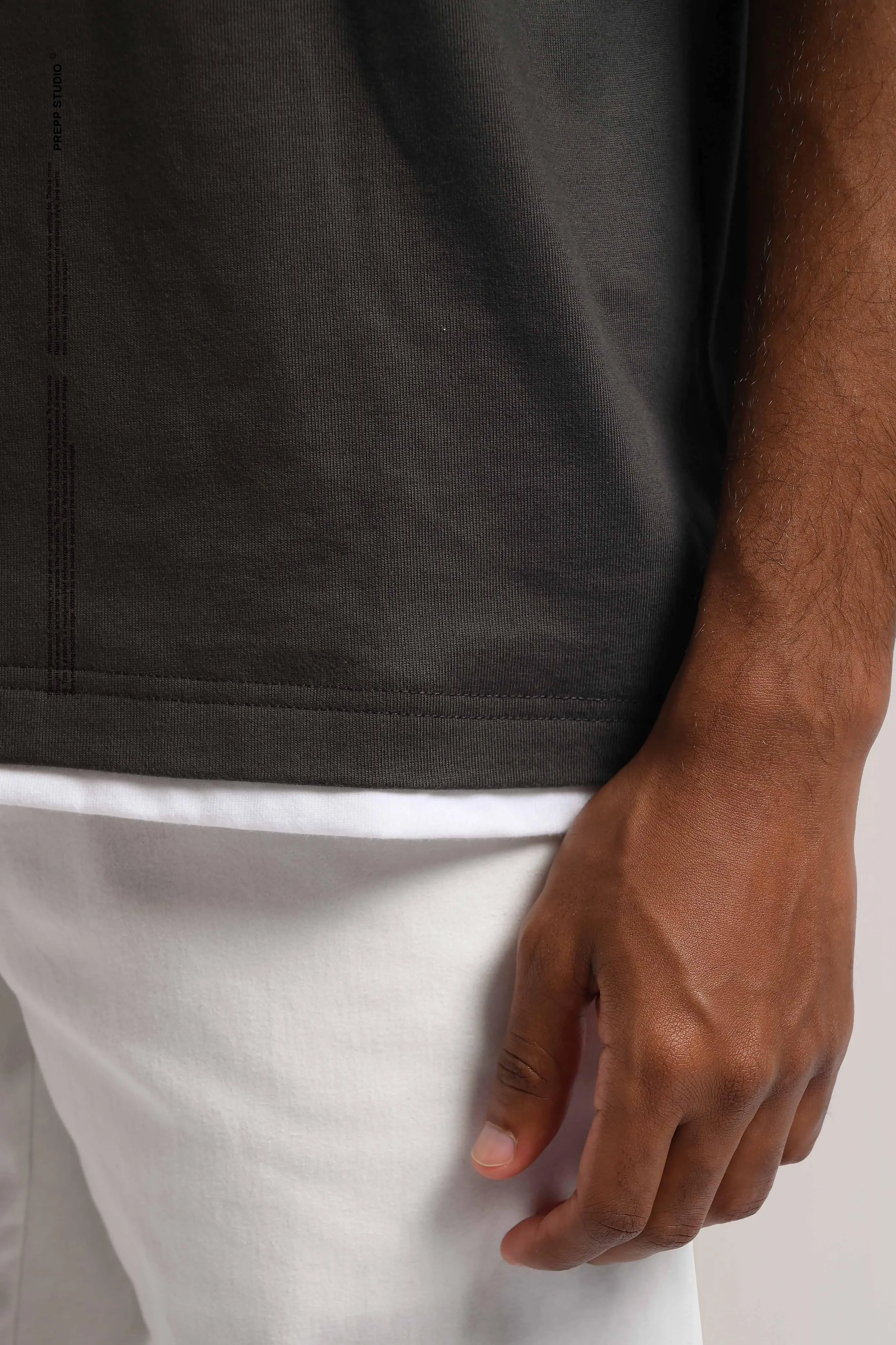 ENLITE DOUBLE TSHIRT CHARCOAL