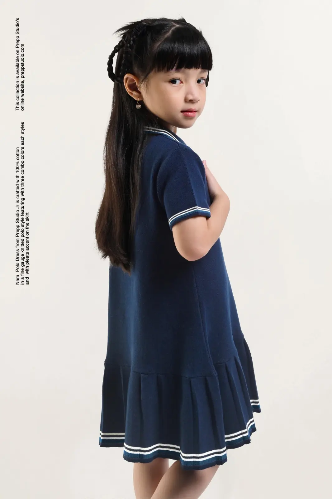 NARA POLO DRESS NAVY
