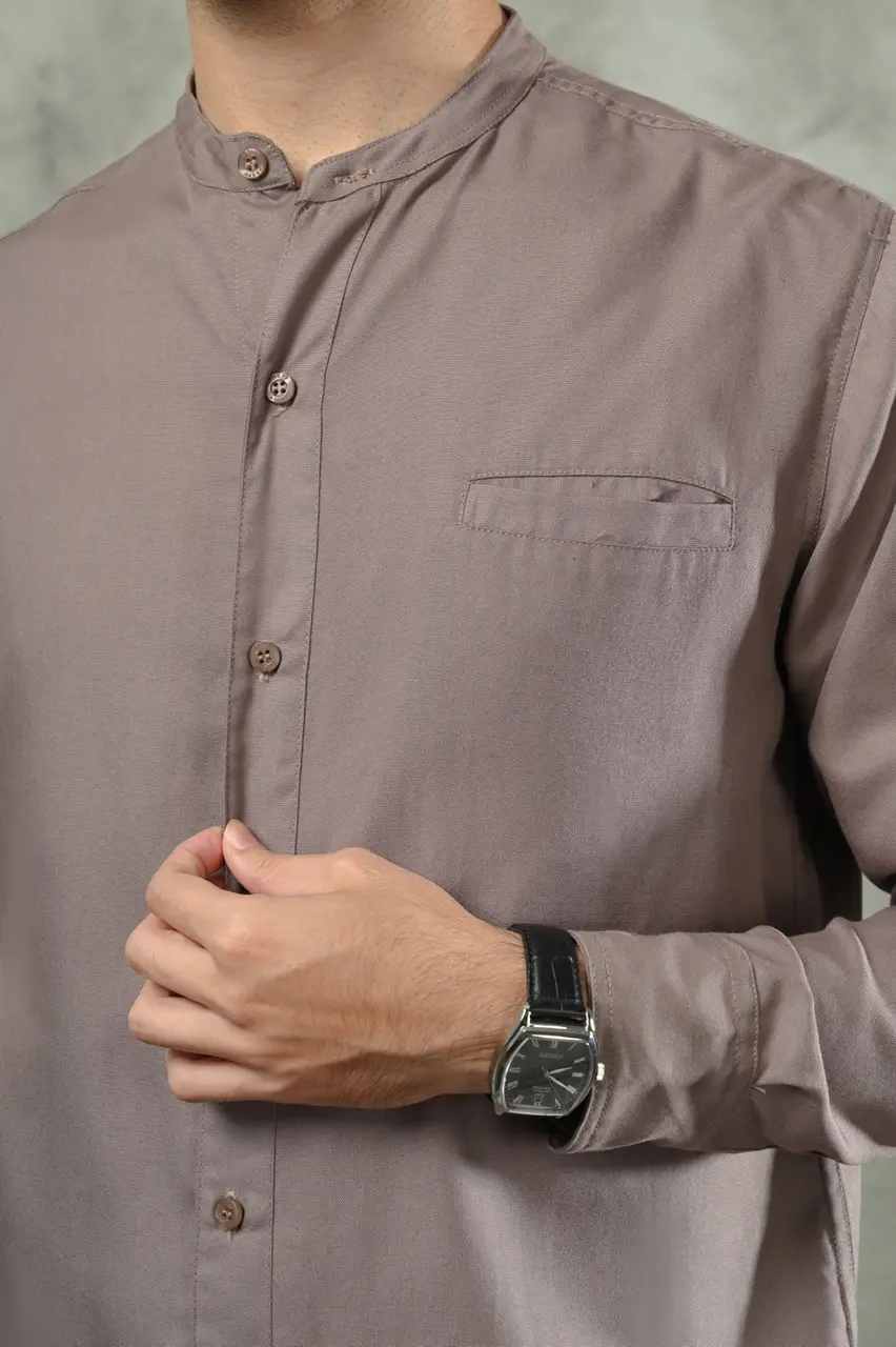 PSDF11-AARIAL MODEST SHIRT KHAKI