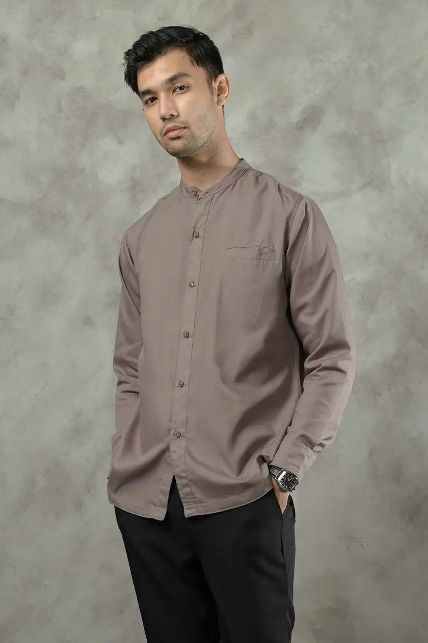 PSDF11-AARIAL MODEST SHIRT KHAKI