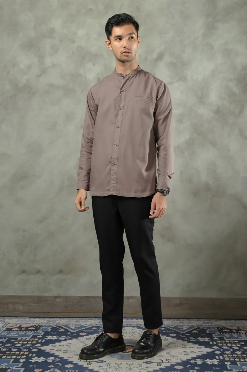 PSDF11-AARIAL MODEST SHIRT KHAKI