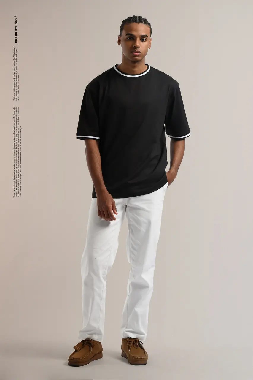PTDC02-MONOLINE T-SHIRT BLACK