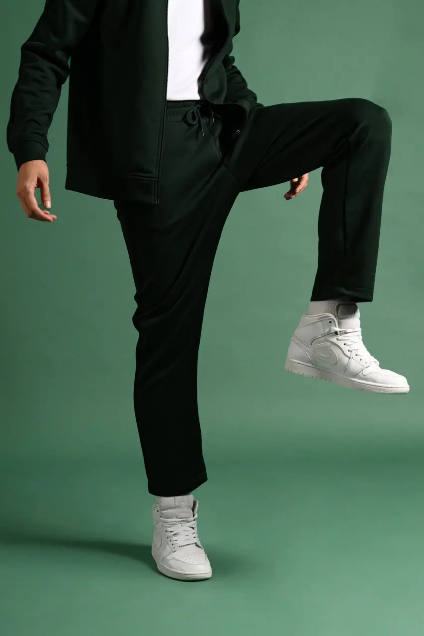 TWEED TRACKPANTS SYCAMORE STRIPE BLACK