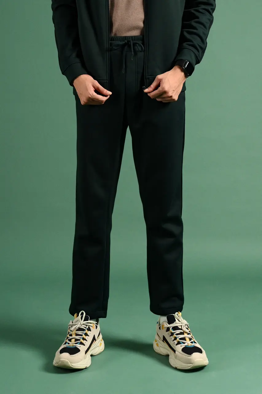 TWEED TRACKPANTS SYCAMORE STRIPE BLACK