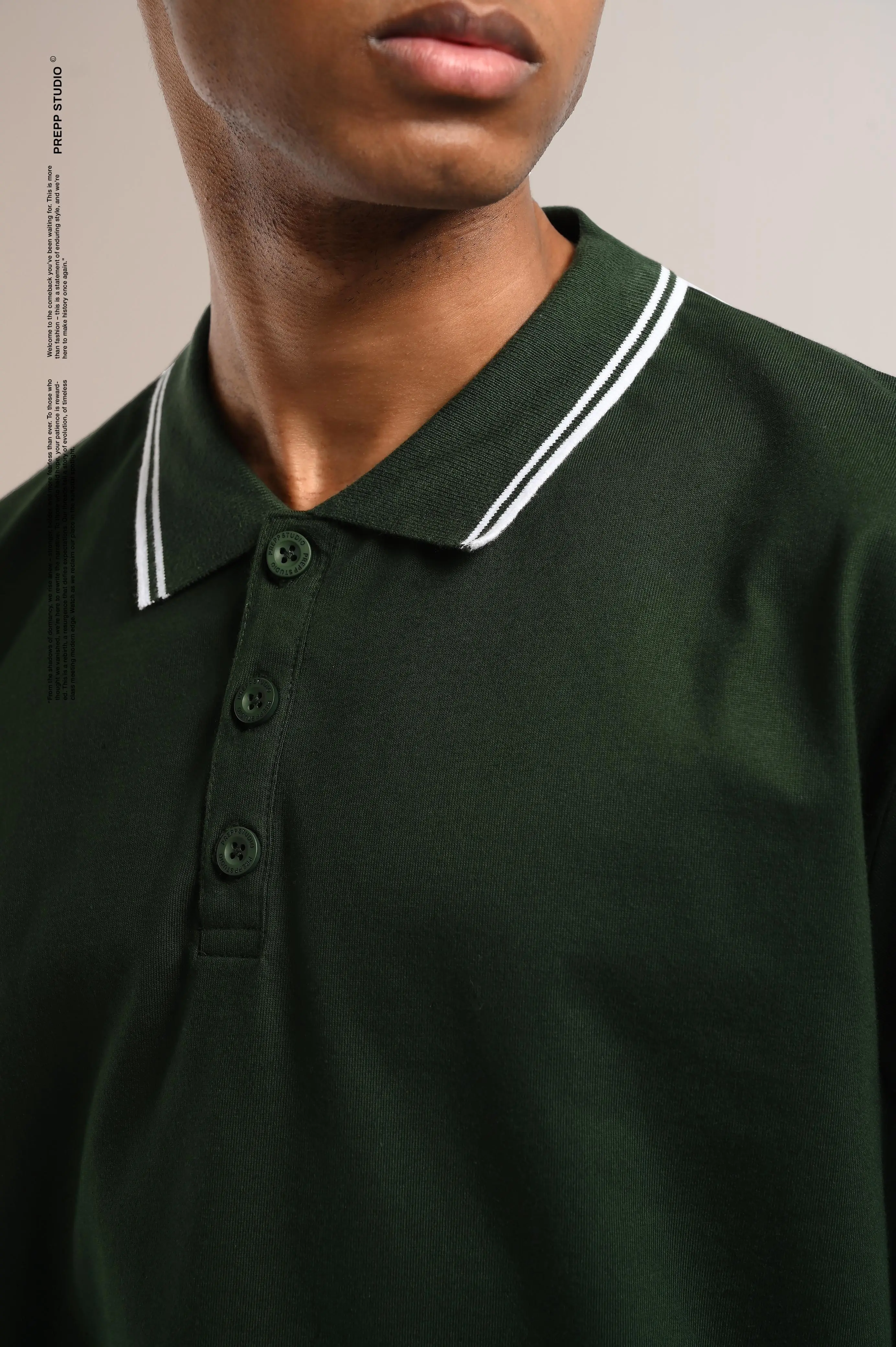 OVERTURE POLO SHIRT DARK GREEN