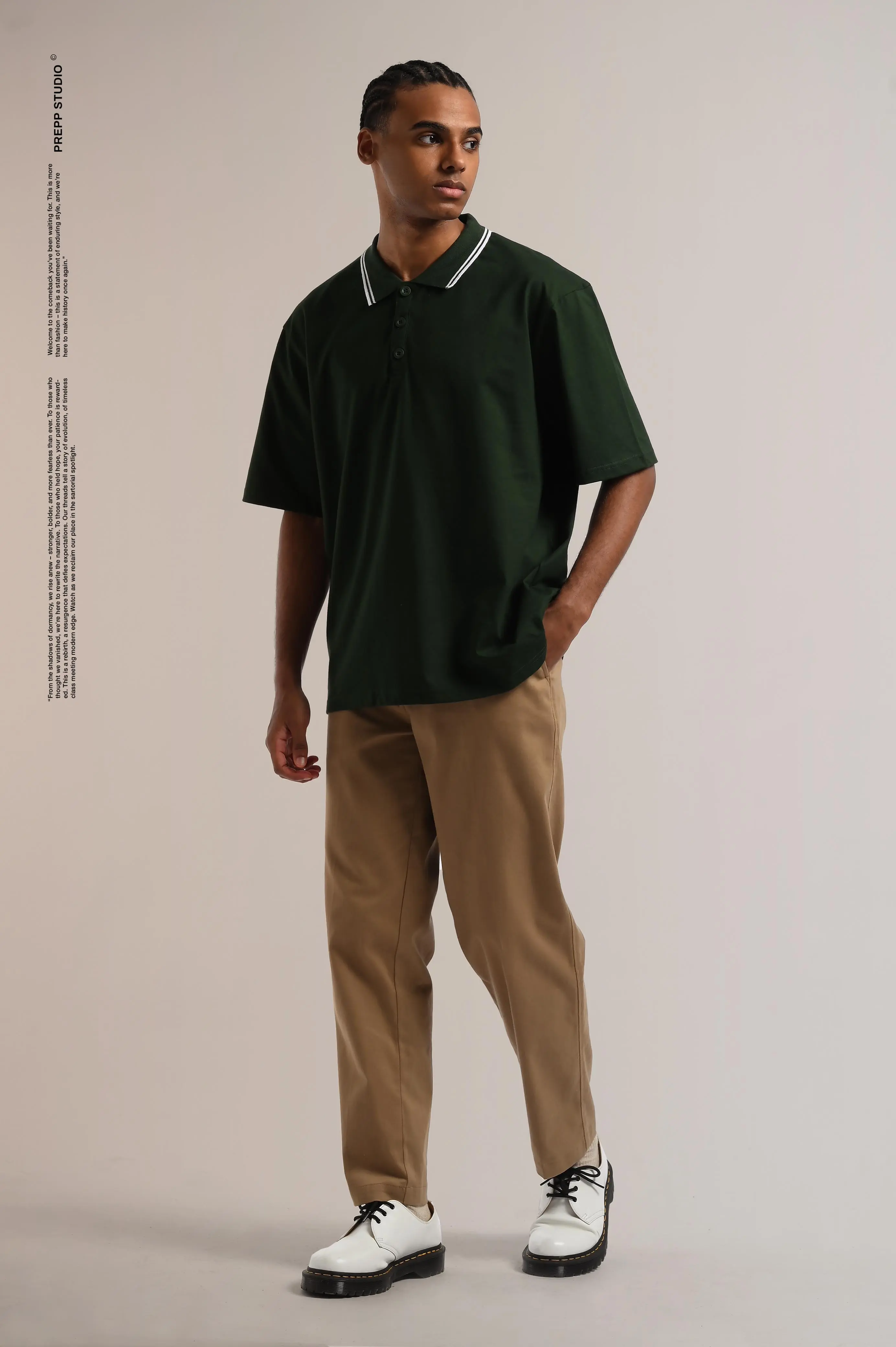OVERTURE POLO SHIRT DARK GREEN