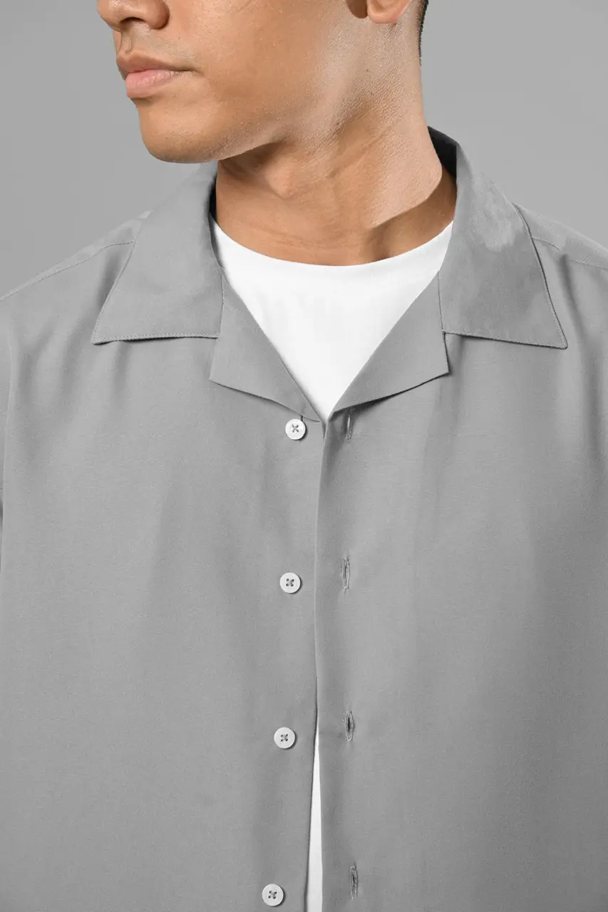 PSBH10-ULTIMATE CUBAN SHIRT GREY