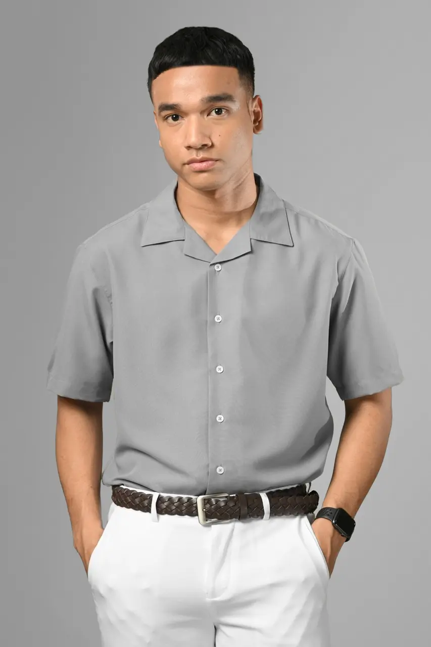 PSBH10-ULTIMATE CUBAN SHIRT GREY