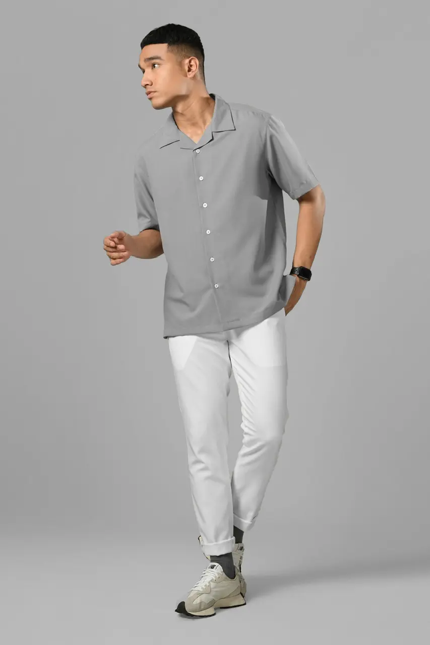 PSBH10-ULTIMATE CUBAN SHIRT GREY