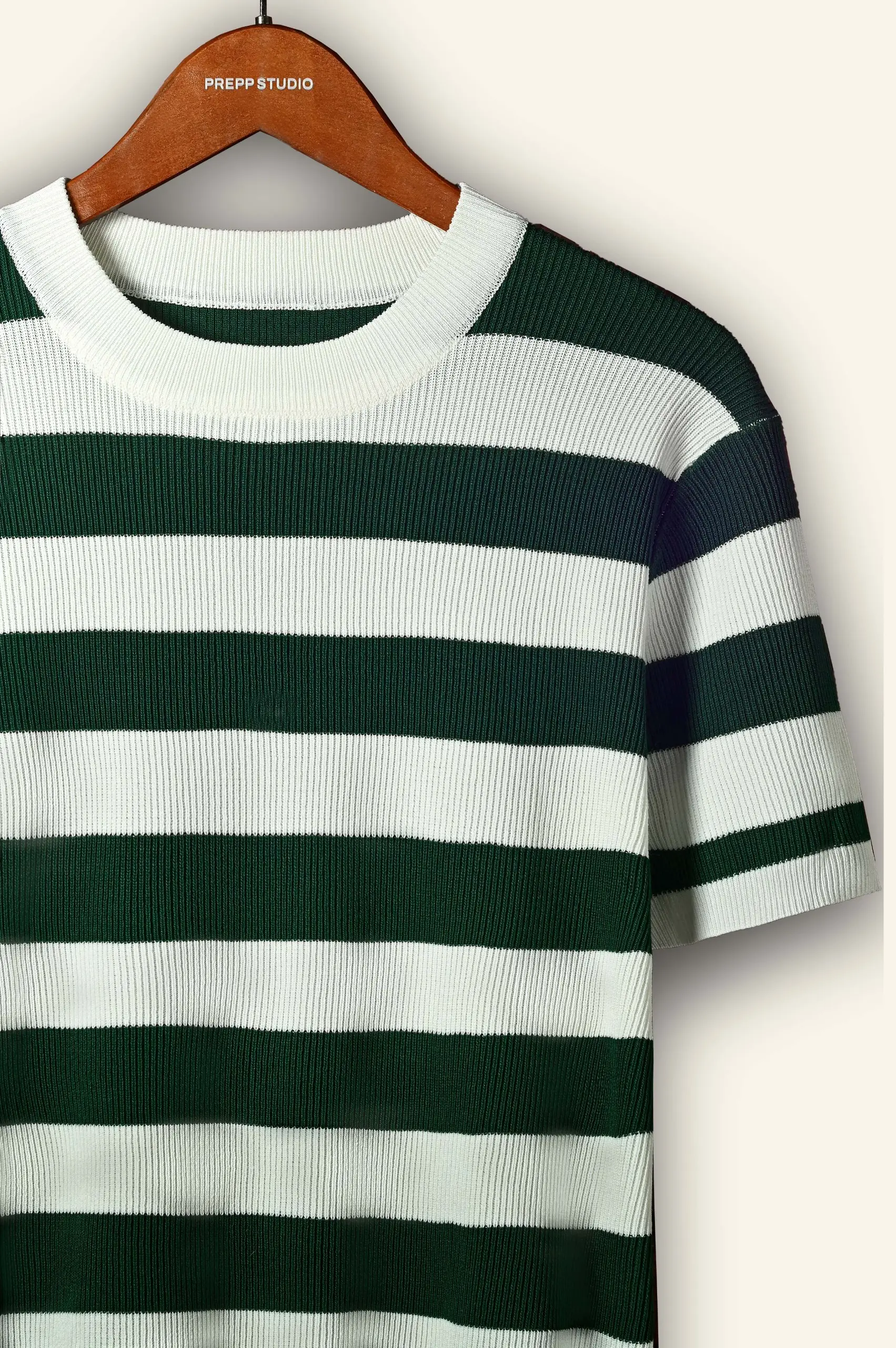 ALIGNIT STRIPE TEES GREEN