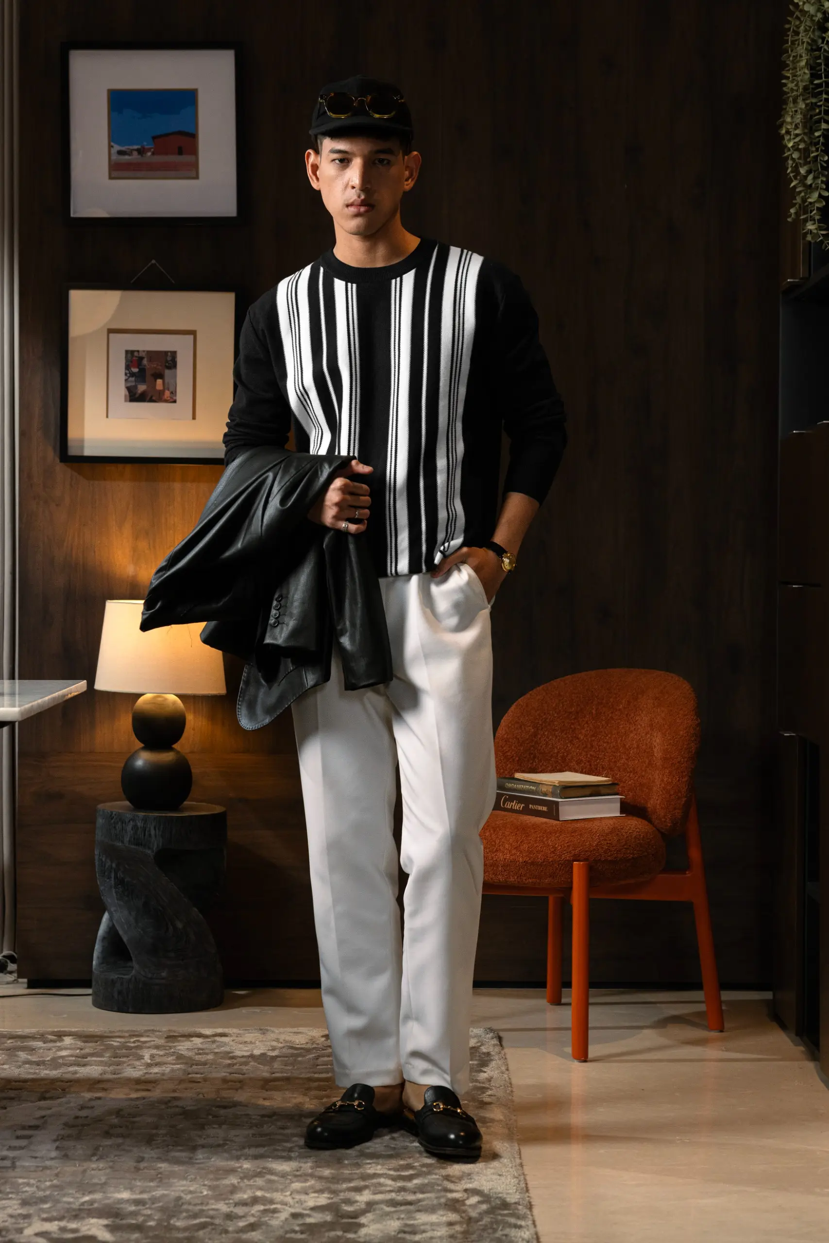 MODLINE KNIT CREWNECK BLACK