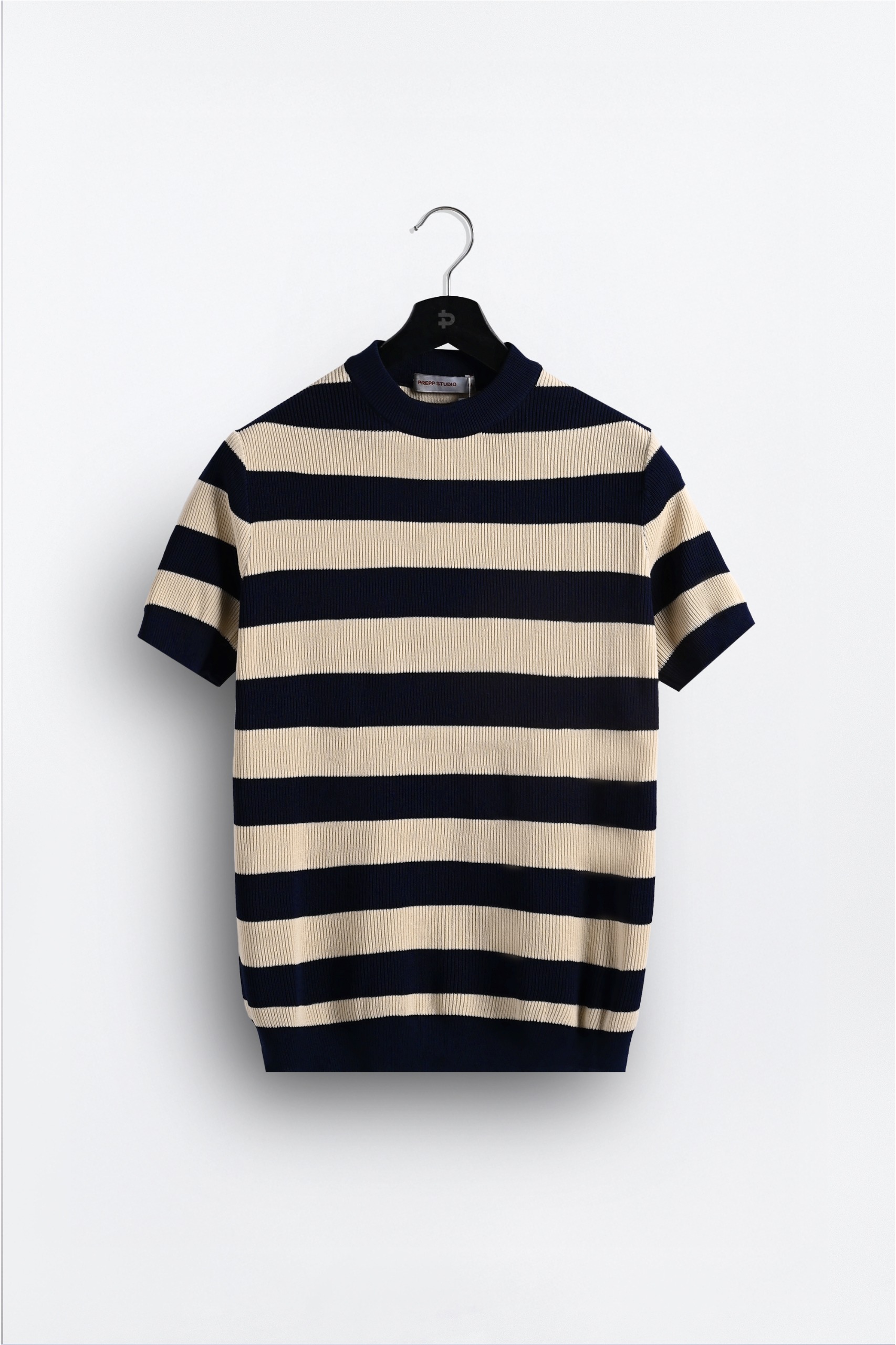 ALIGNIT STRIPE TEES NAVY