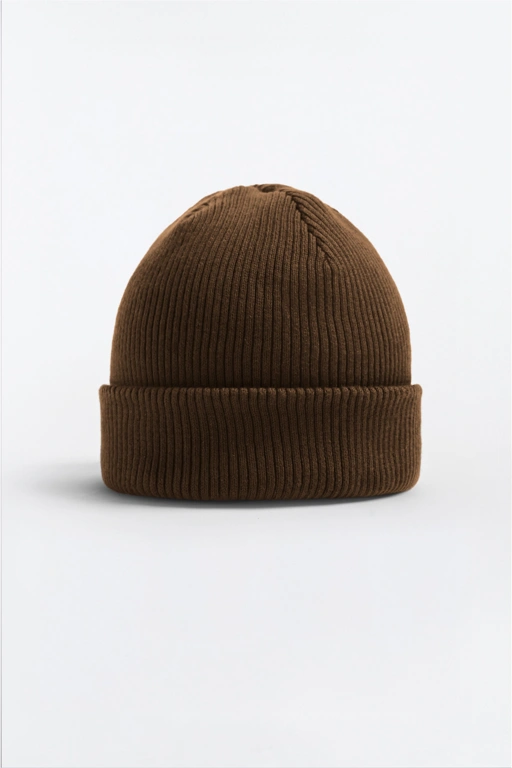 Image of BEANIE HAT PREPP LIGHT BROWN