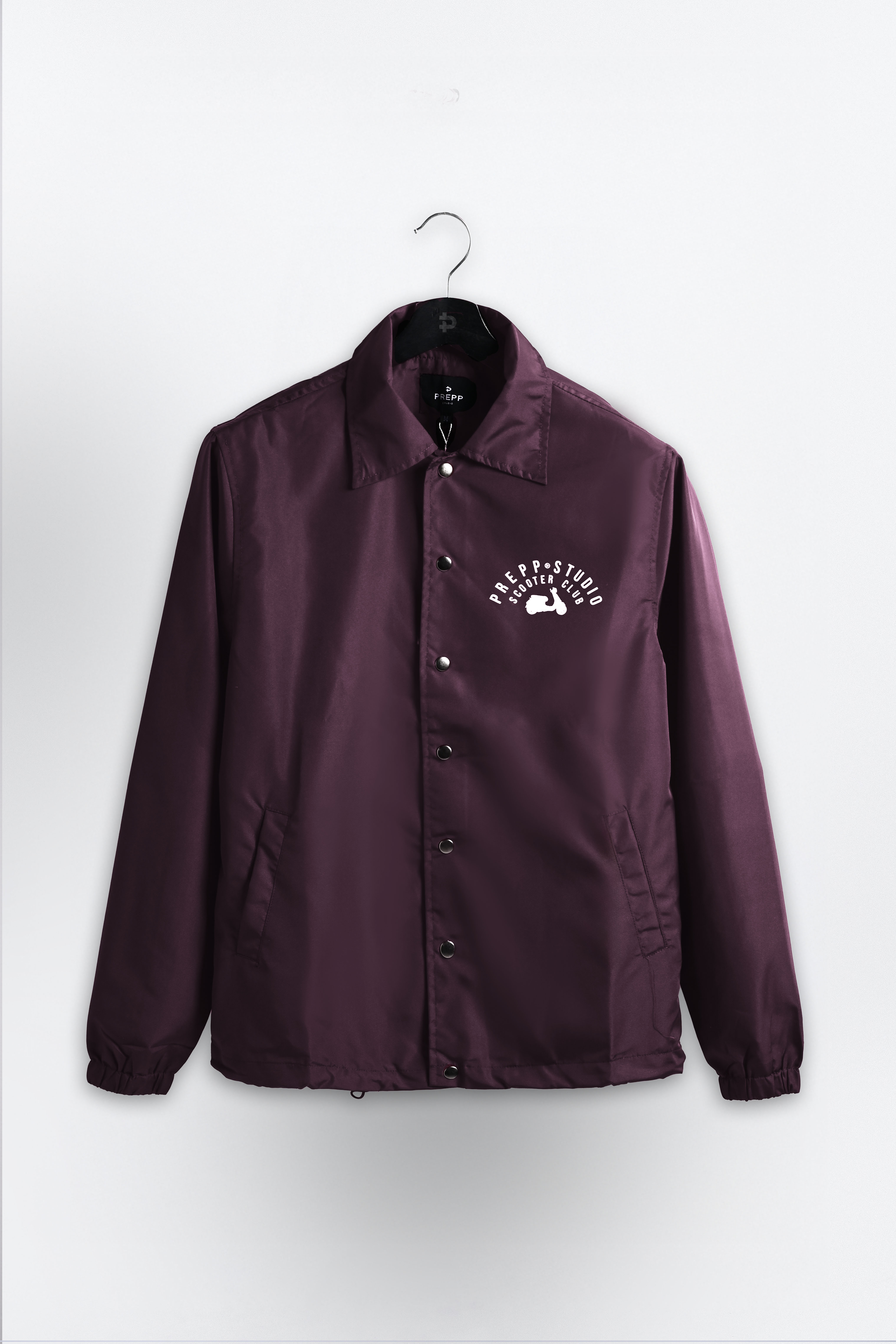 COACH JACKET SCOOTER CLUB MAROON