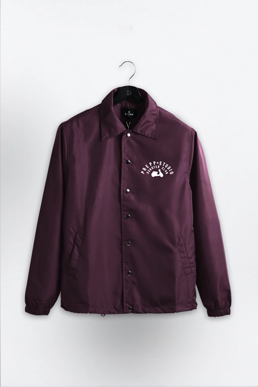 Image of COACH JACKET SCOOTER CLUB MAROON