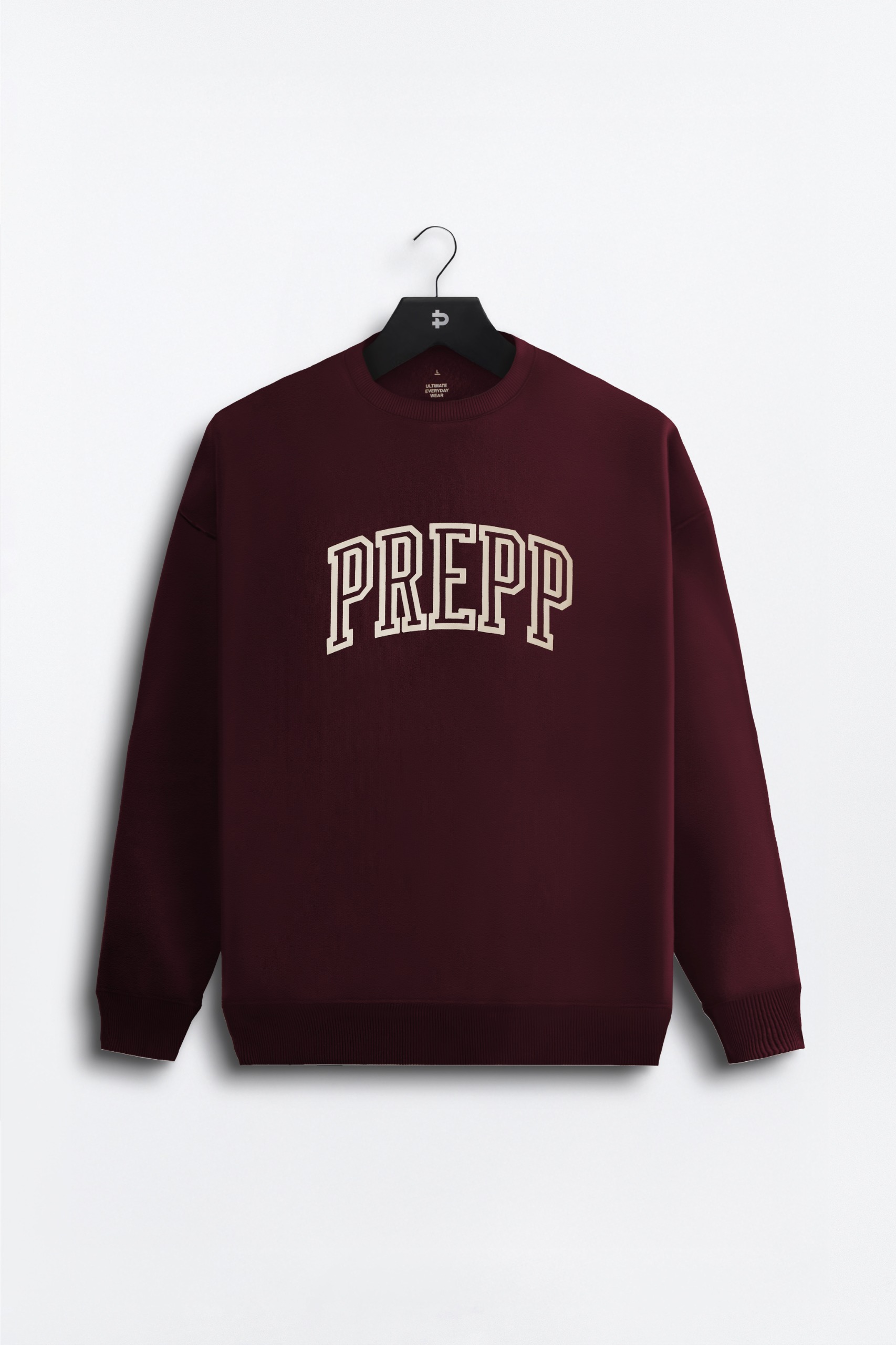 COLLEGIATE SWEATSHIRT MAROON