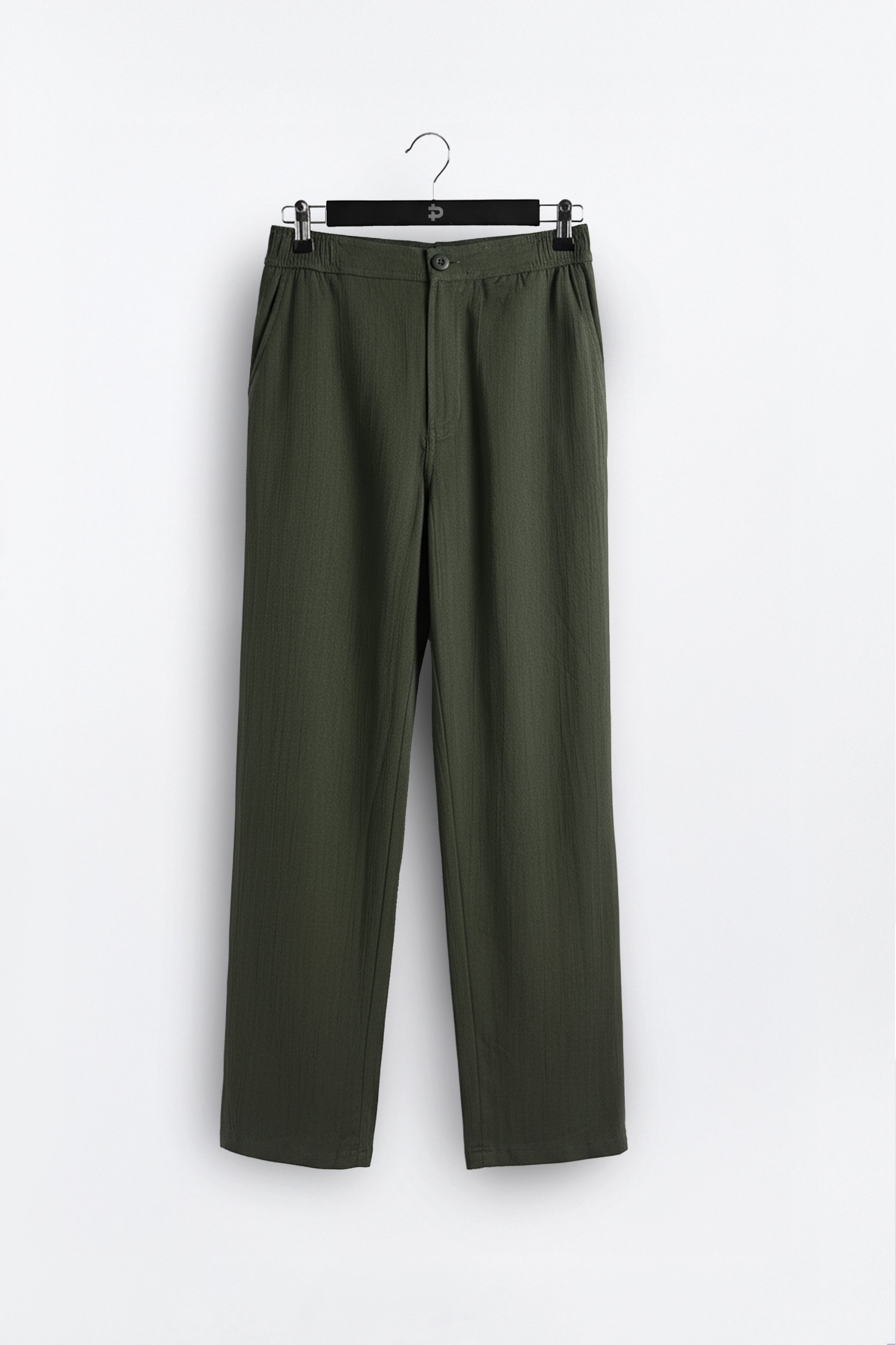 CORRUGATE CRINKLE PANTS ARMY