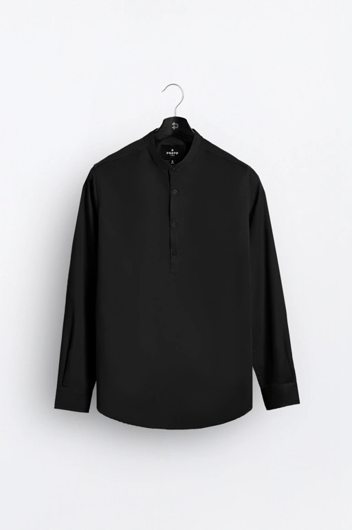 Image of NOAH MODEST SHIRT BLACK