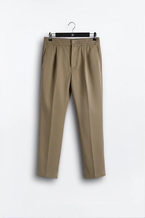 Image of LECCE RELAXED FIT PANTS KHAKI