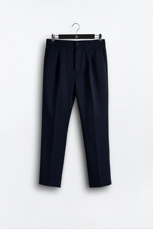 Image of LECCE RELAXED FIT PANTS NAVY