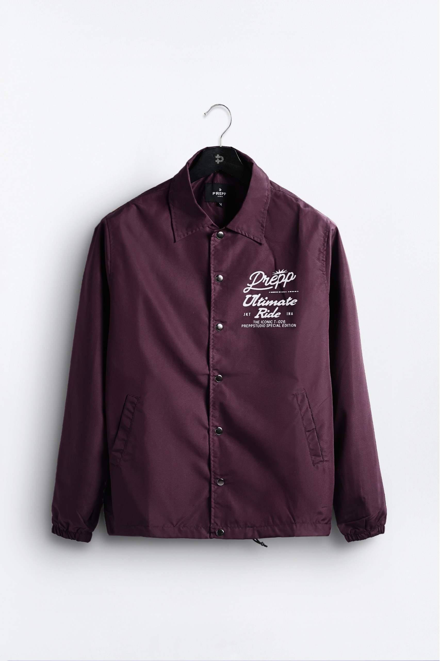 PODL14-COACH JACKET ULTIMATE RIDE MAROON
