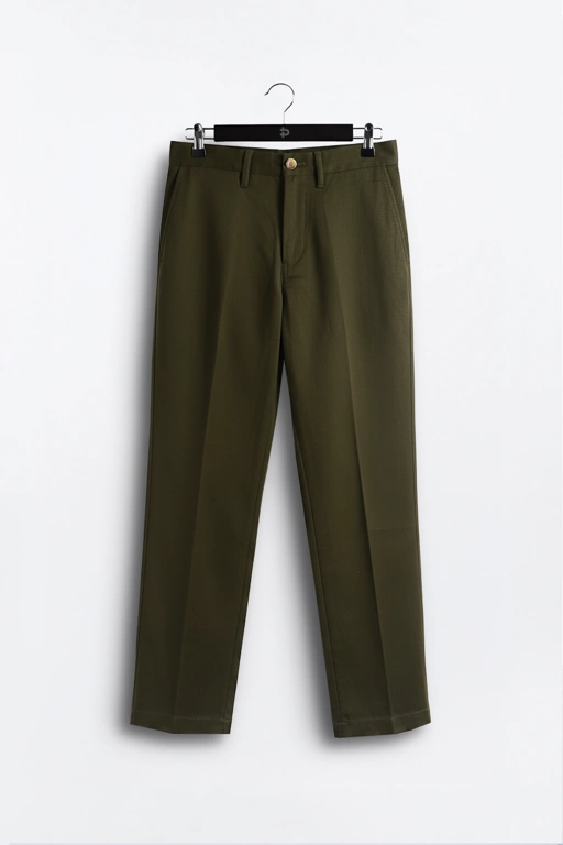 Image of PPFJ01-SPENCER COTTON PANTS ARMY