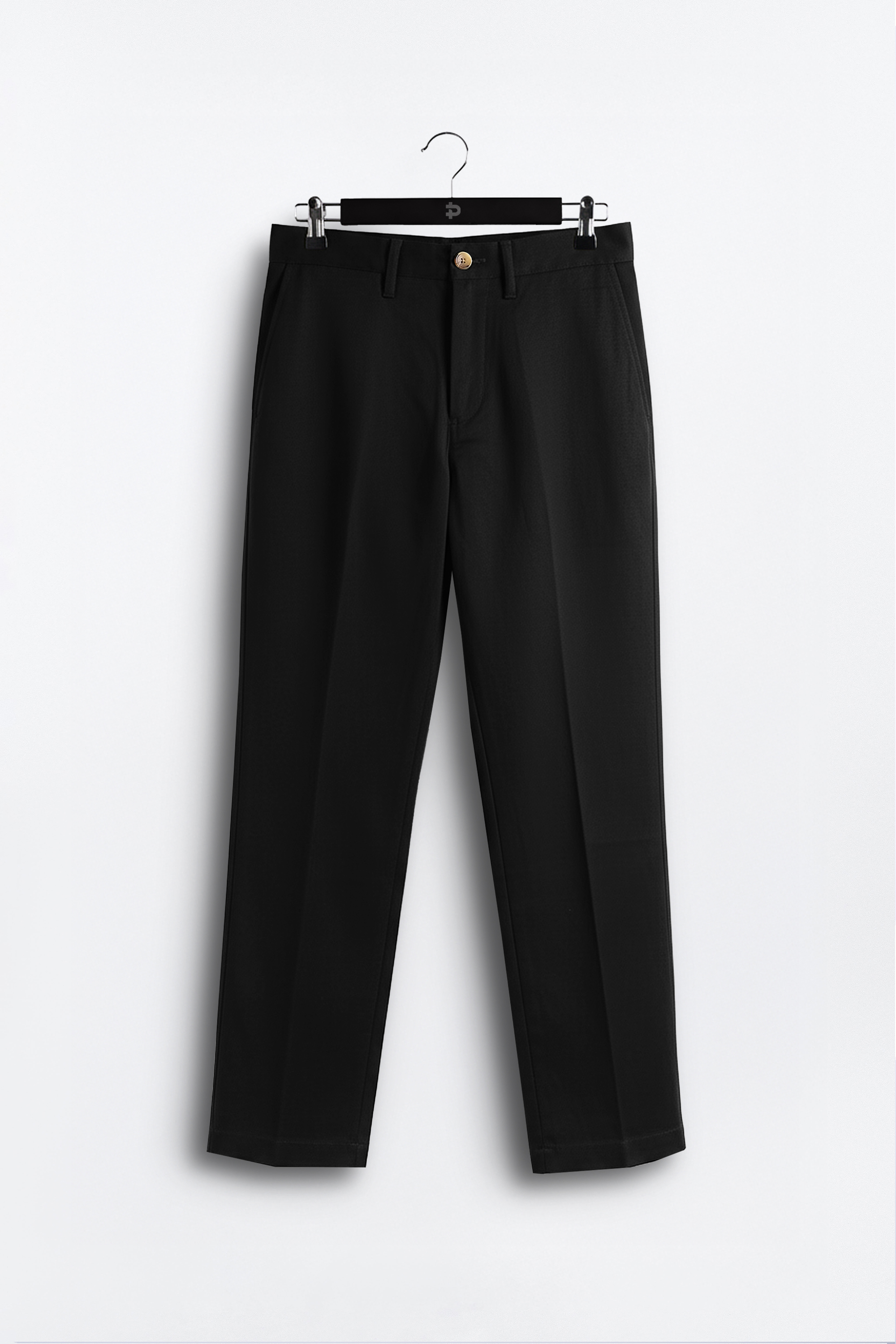 SPENCER COTTON PANTS BLACK