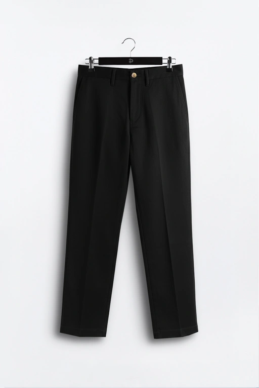 Image of SPENCER COTTON PANTS BLACK