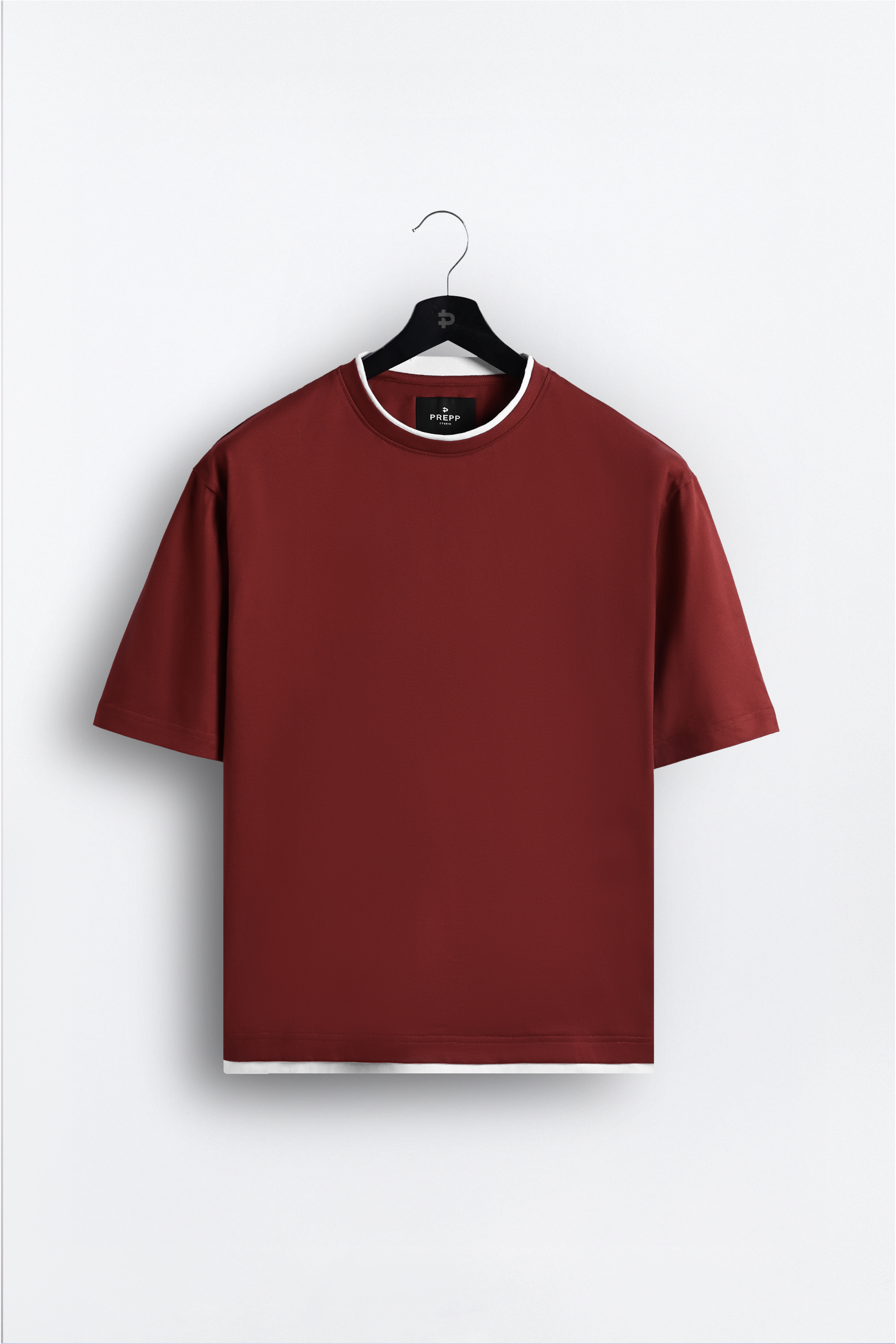 ENLITE DOUBLE TSHIRT OXBLOOD RED