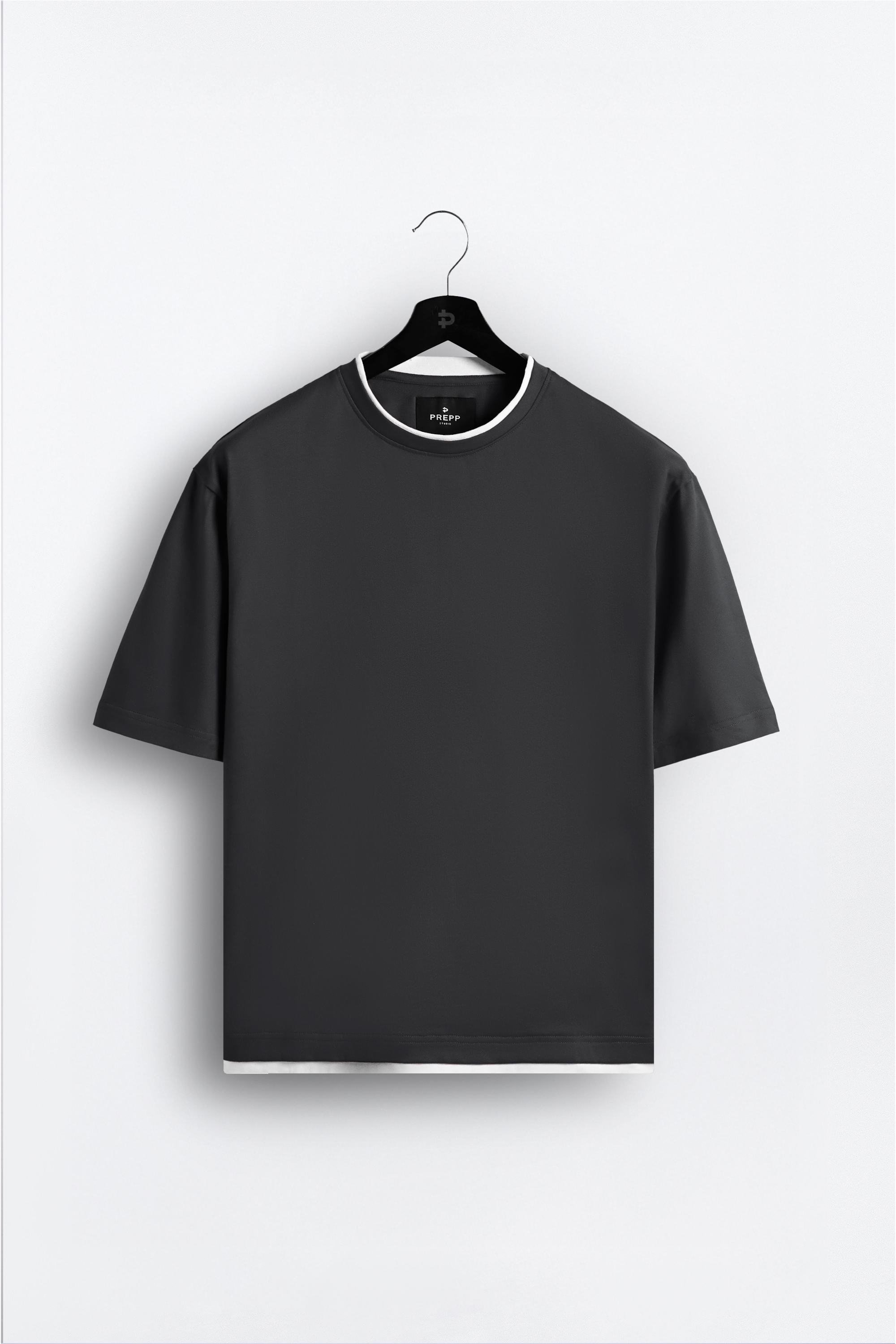 ENLITE DOUBLE TSHIRT CHARCOAL