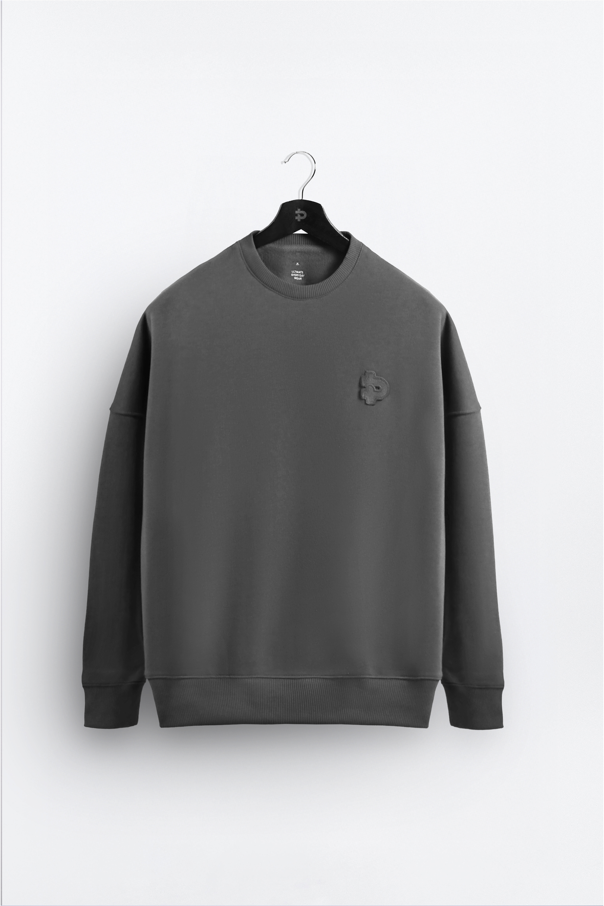 POCK38-PREPP SIGNATURE SWEATSHIRT CHARCOAL