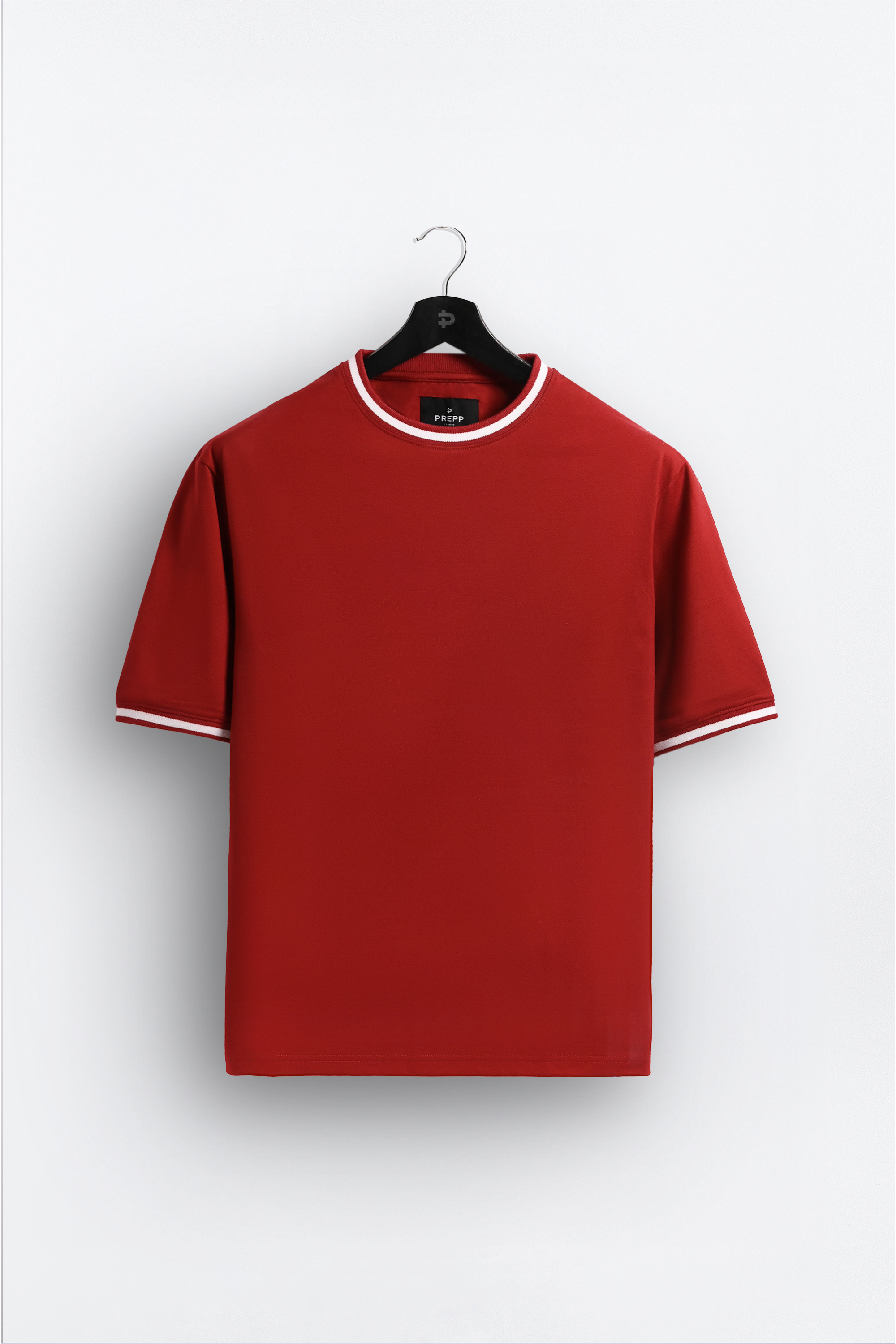 PTDC64-MONOLINE T-SHIRT OXBLOOD RED