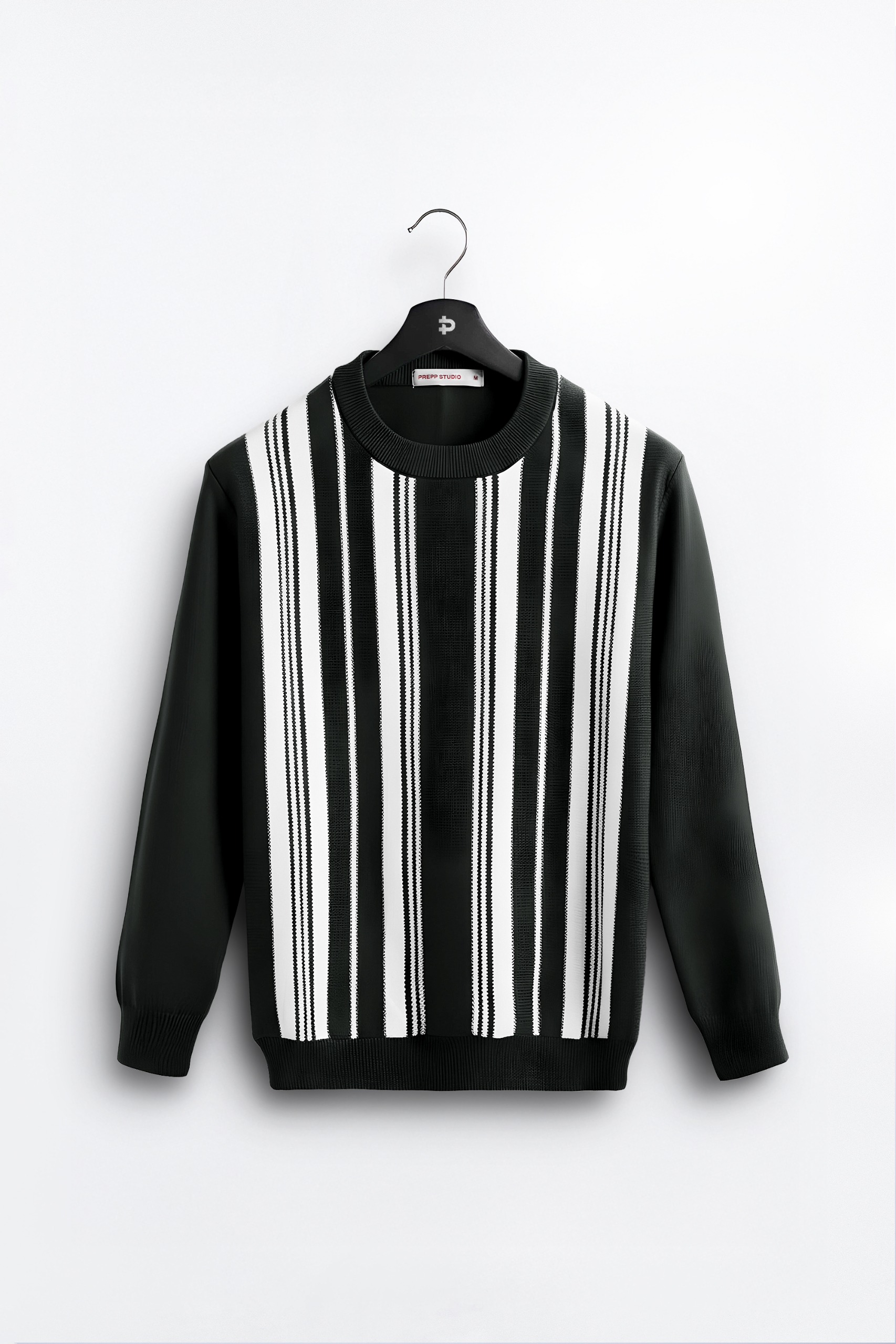 MODLINE KNIT CREWNECK BLACK