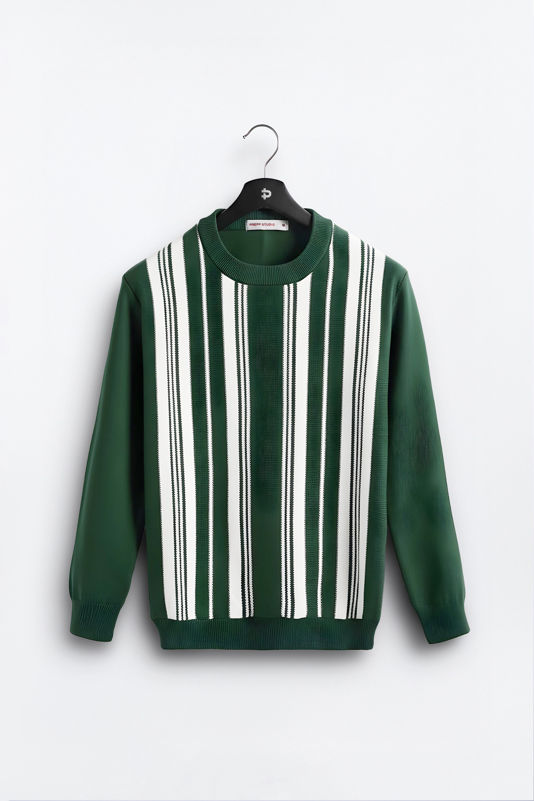 MODLINE KNIT CREWNECK GREEN