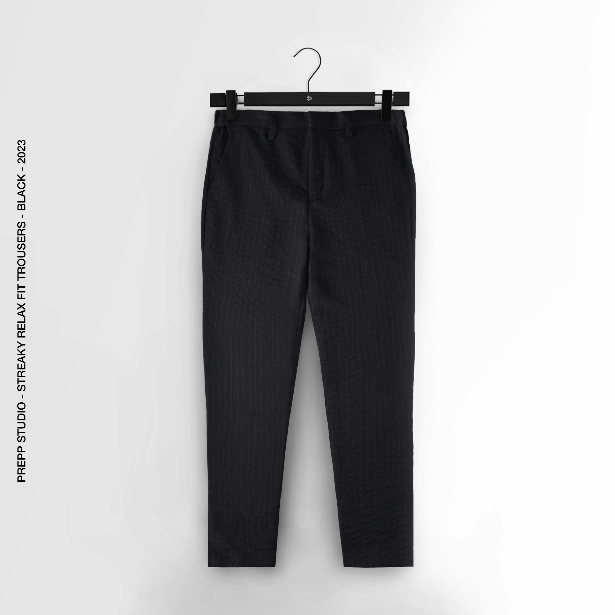 STREAKY TROUSERS BLACK