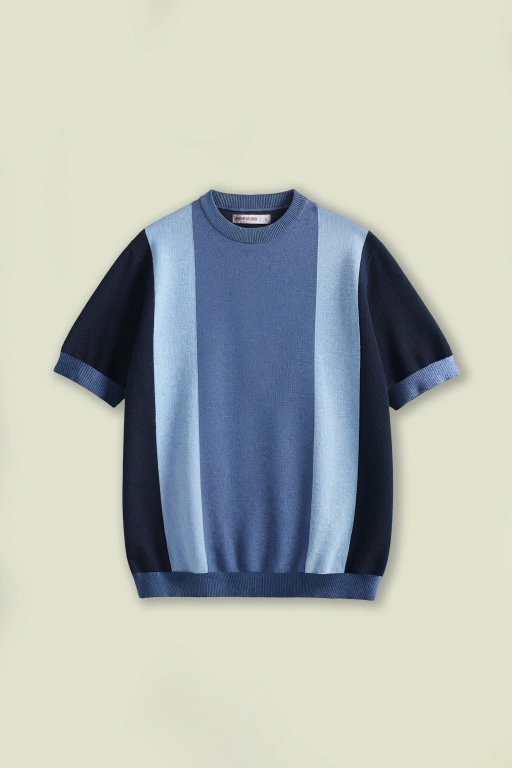 Image of STRIERA KNIT BLUE NAVY