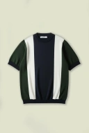 Image of STRIERA KNIT NAVY GREEN