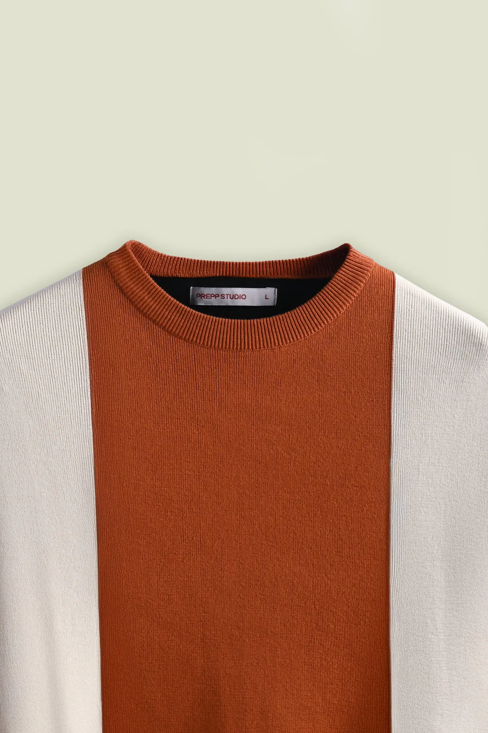 STRIERA KNIT TERRACOTTA BLACK